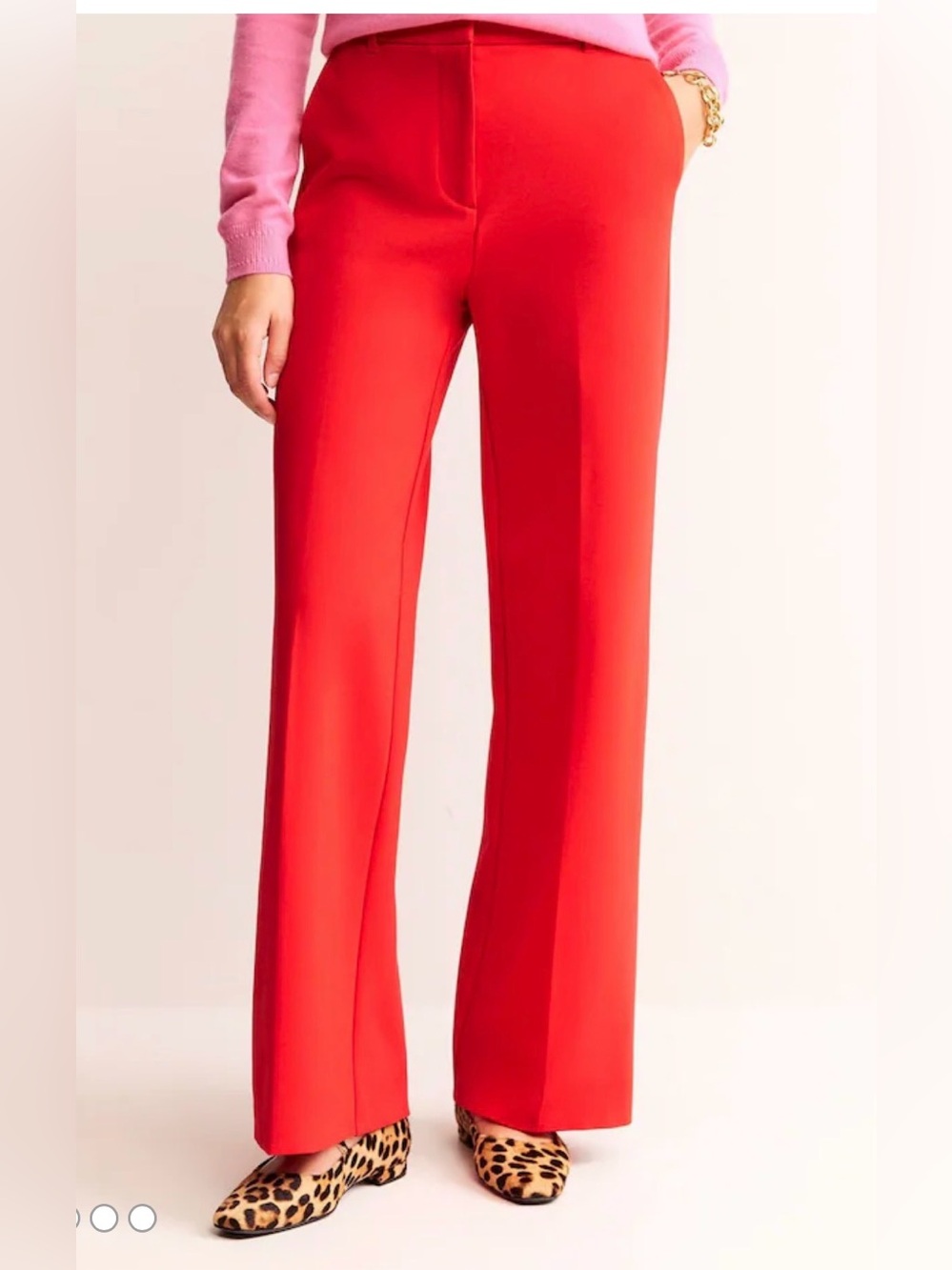 LN/NS size 16/18L Boden Westbourne Ponte Pant in Hot Pepper